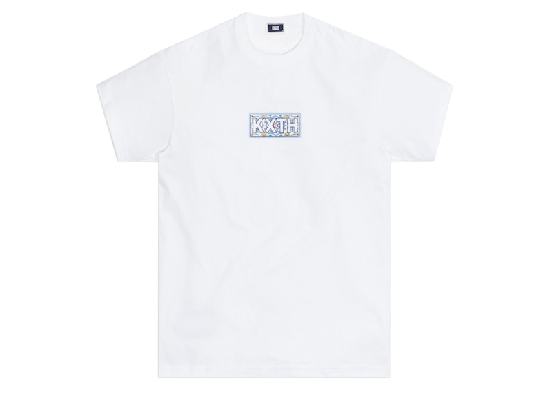 Kith Tile Classic Logo Tee Blauw