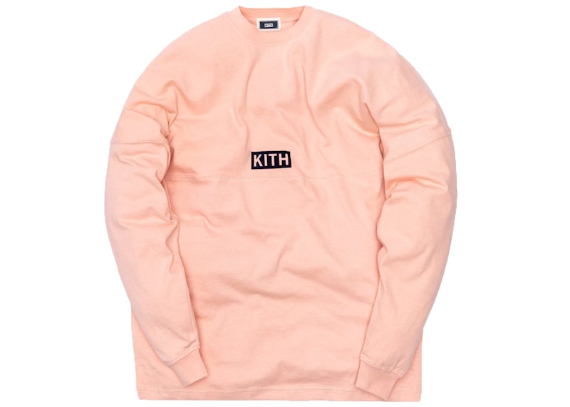 Kith Track Paneled L/S Tee Roze