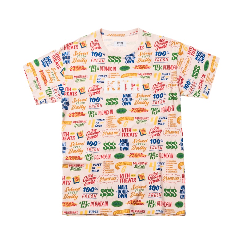 Kith Treats Circular Tee Roze