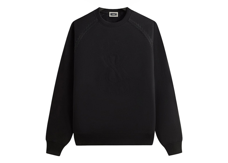 Kith Vale Raglan Crewneck Zwart