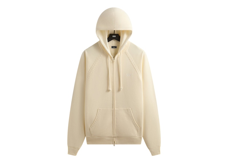 Kith Vale Raglan Full Zip Hoodie Sandrift Sanddrift