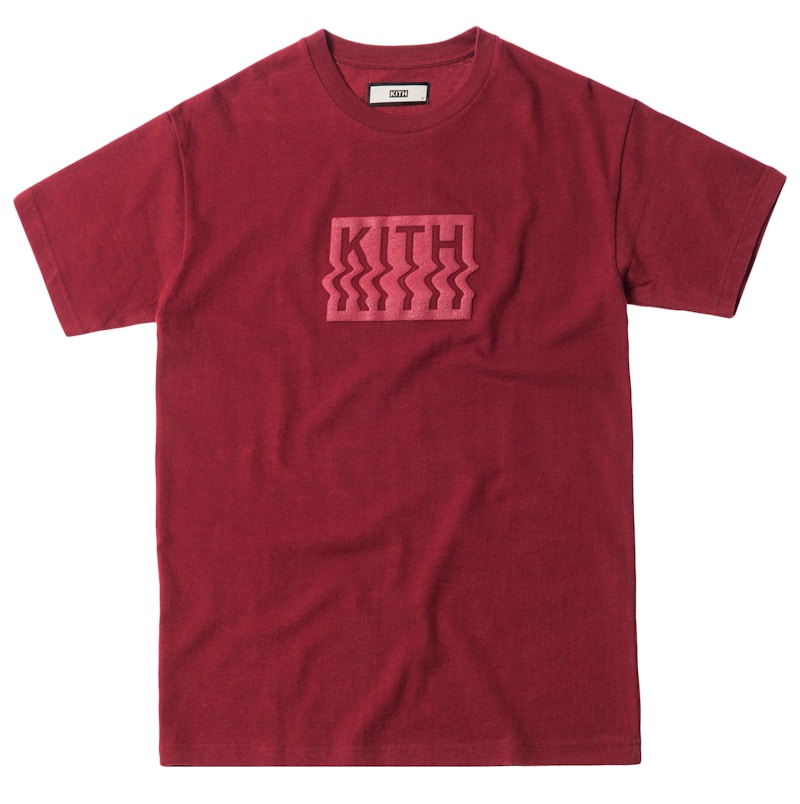 Kith Warp Tee Rood