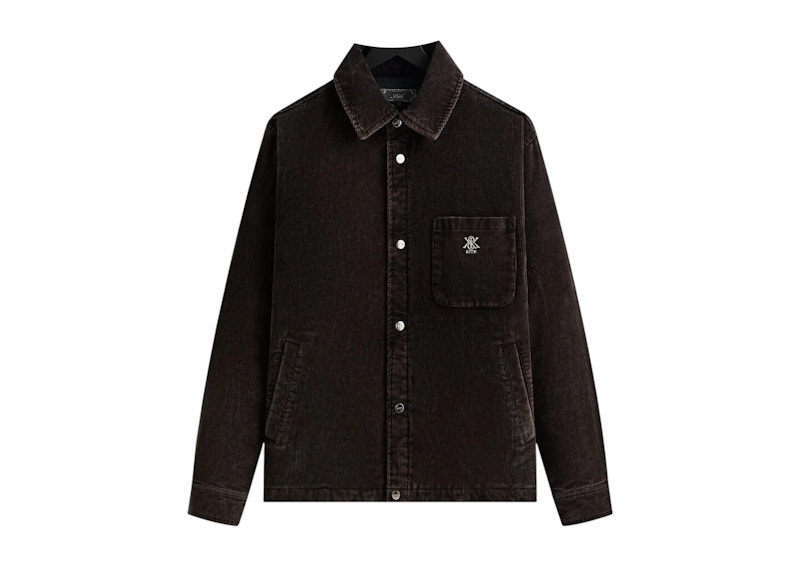 Kith Washed Corduroy Brixton Puffed Shirt Jacket Ink