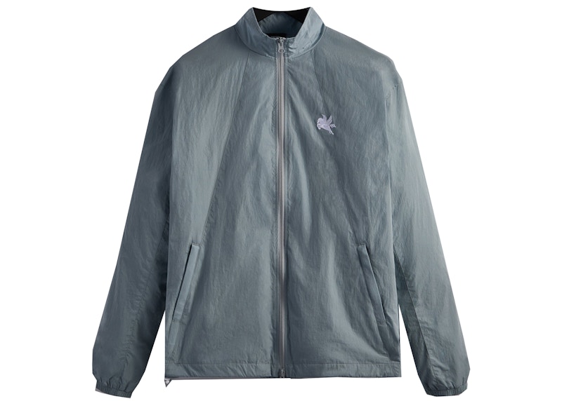 Kith Windsor Panelled Track Jacket Light Indigo Blauw