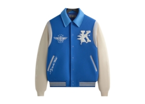 Kith Wool X Microsuede Varsity Jacket Cyclone