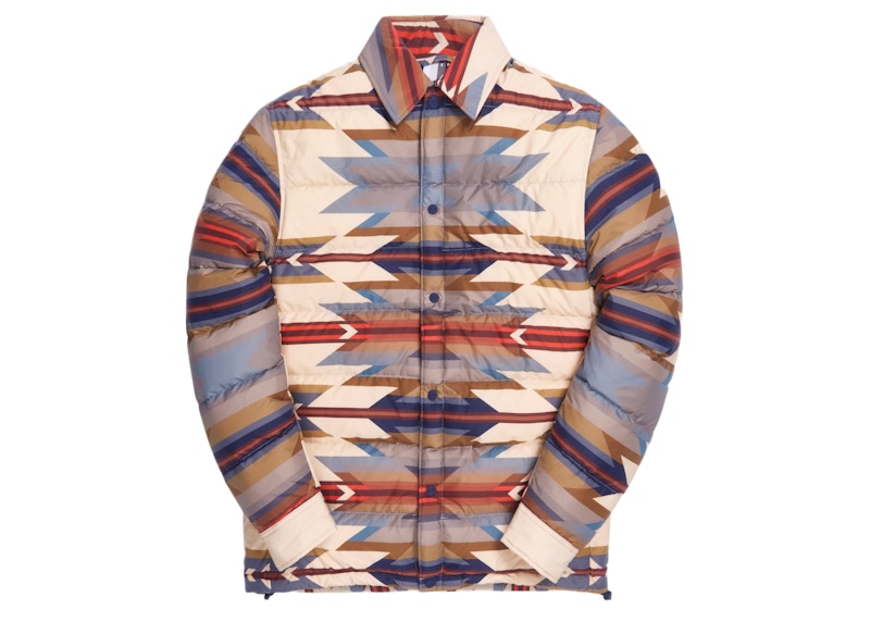 Kith for Pendleton Brave Star Puffer Shirt Jacket Tan/Multi Multicolor