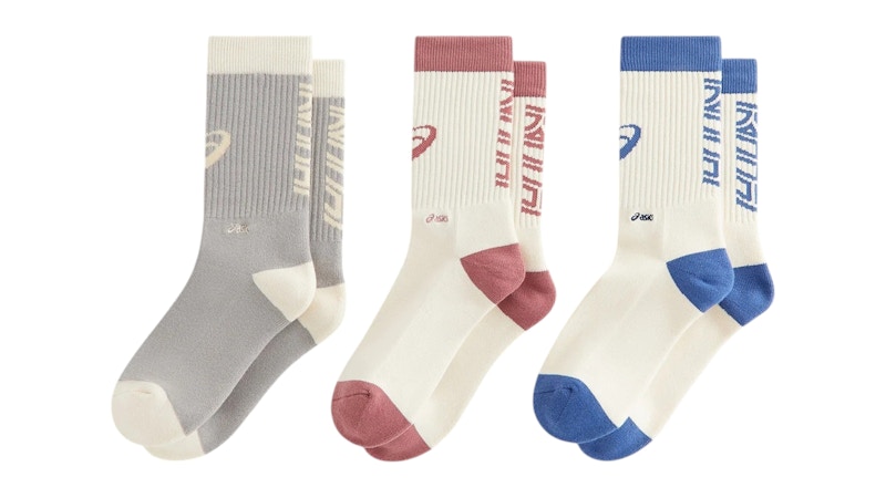 Kith x ASICS Loyalty Exclusive Crew Socks Multi Multicolor