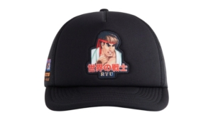 Kith x Capcom Ryu Nolan Trucker Hat Zwart