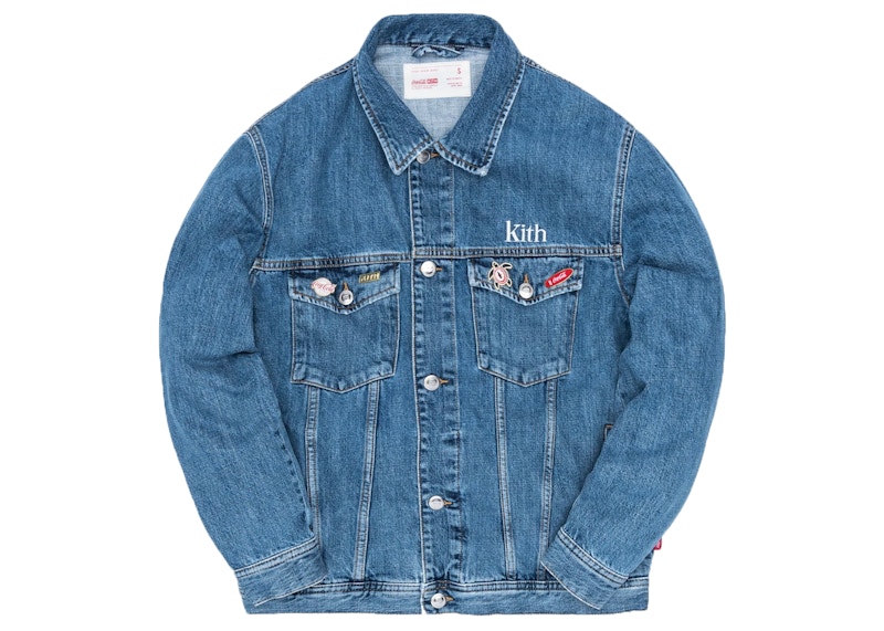 Kith x Coca-Cola Jacket Light Blauw