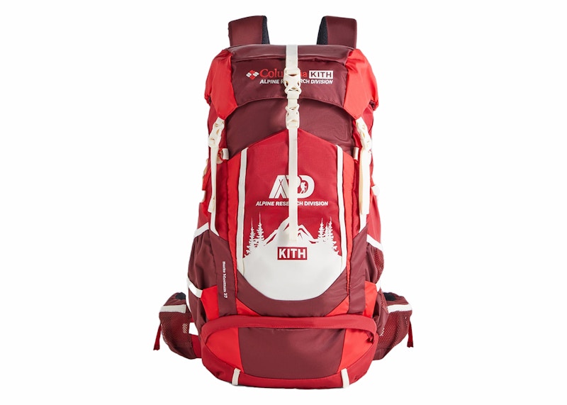 Kith x Columbia 37L Backpack Bright Rood