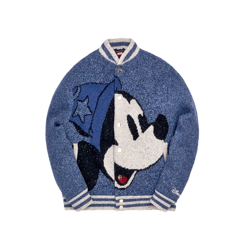 Kith x Disney Varsity Jacket Blauw