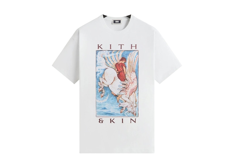 Kith x Kin Pegasus Tee Wit