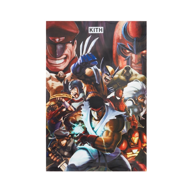 Kith x Marvel Capcom Poster Poster Multi