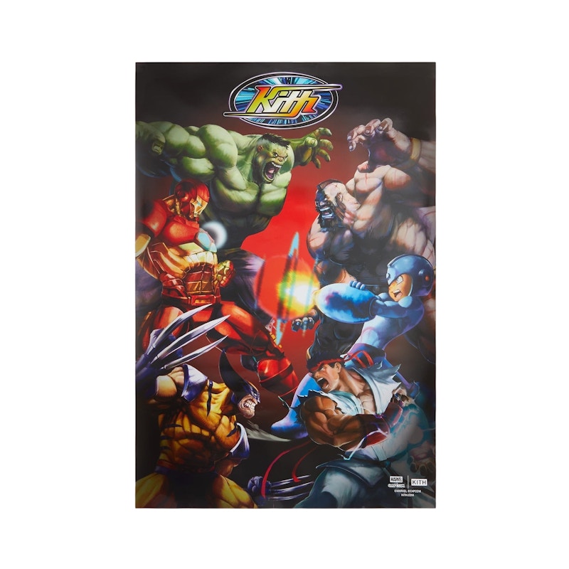 Kith x Marvel Capcom Poster Poster
