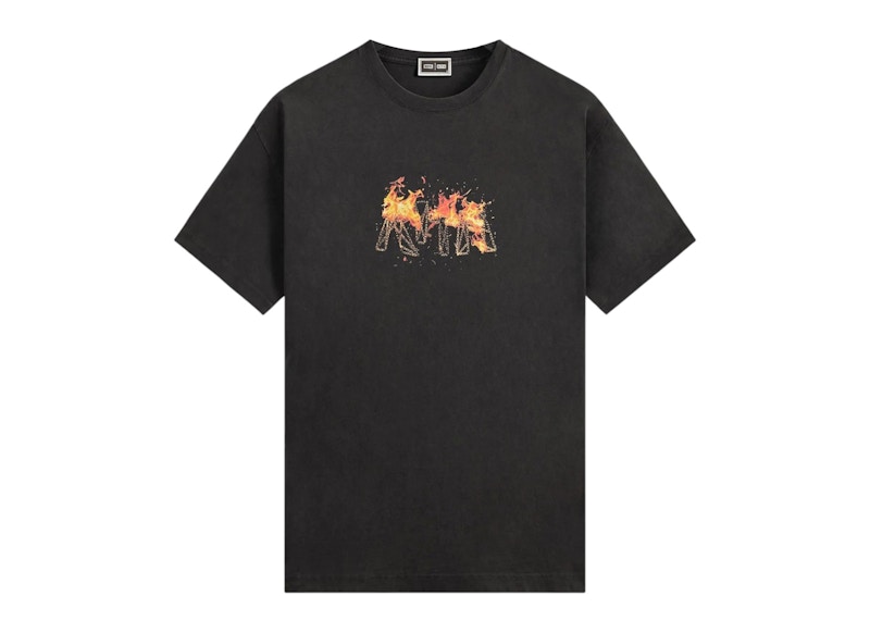 Kith x Marvel Ghost Rider Vintage Tee Zwart