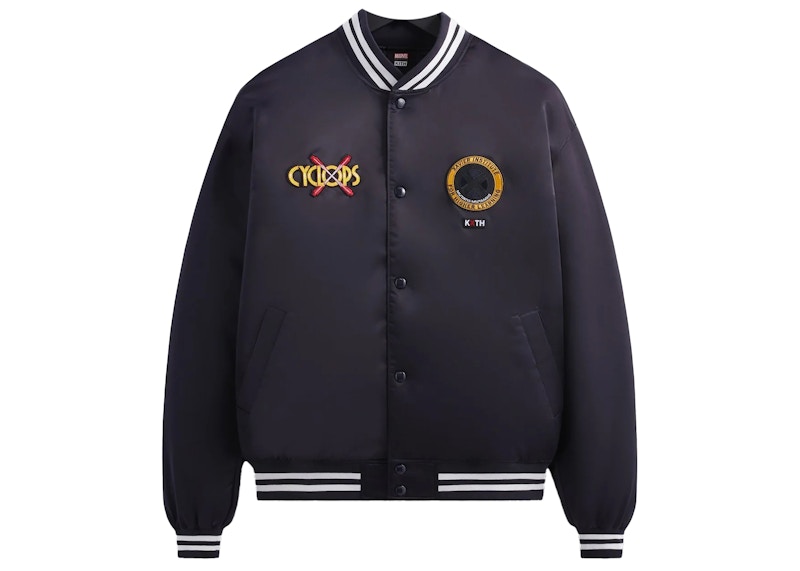 Kith x Marvel X-Men Cyclops Satin Bomber Jacket PH Ink Ph