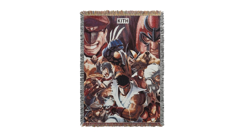 Kith x Marvel vs. Capcom Tapestry Blanket Multi Multicolor