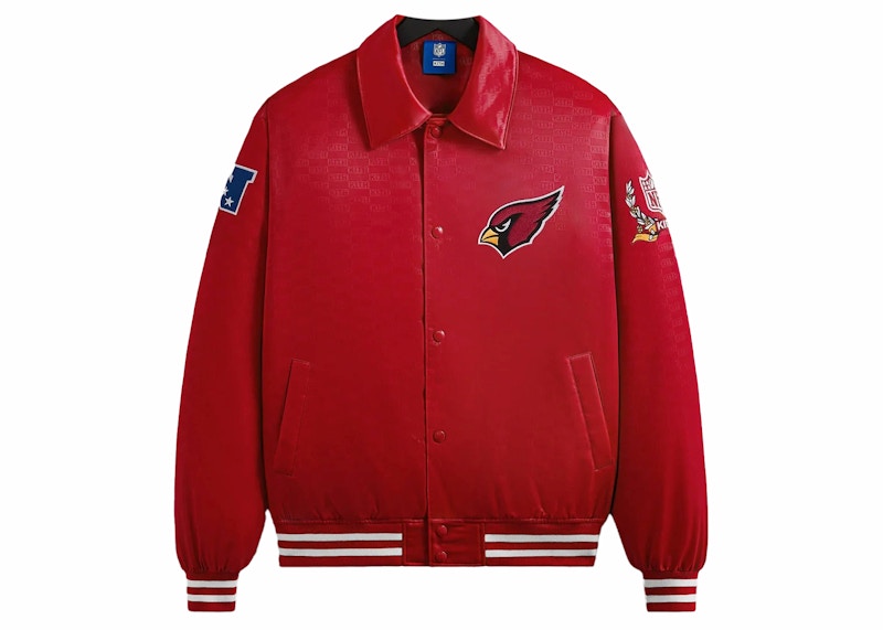 Kith x NFL Cardinals Satin Bomber Jacket Modified