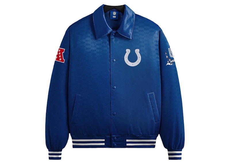 Kith x NFL Colts Satin Bomber Jacket Entice