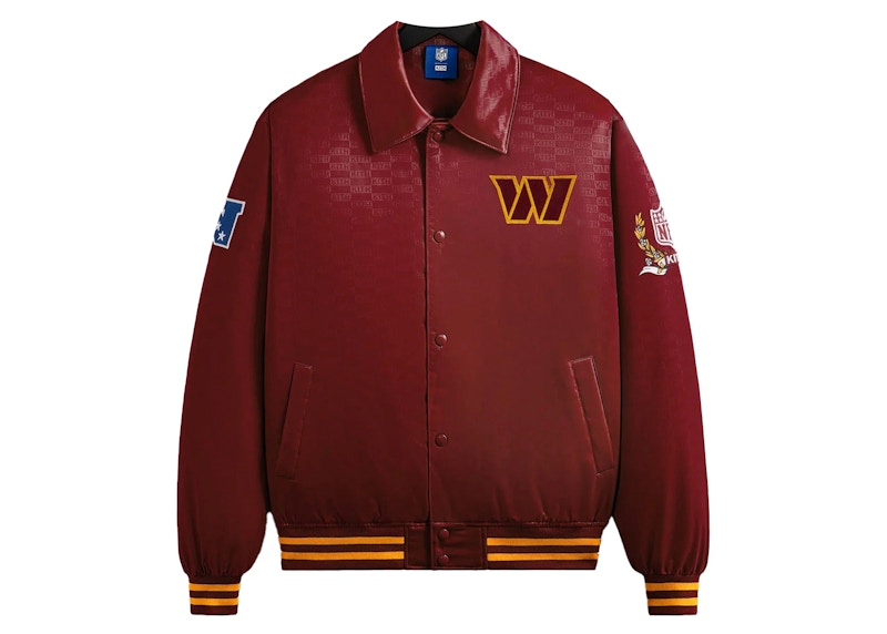 Kith x NFL Commanders Satin Bomber Jacket Prompt