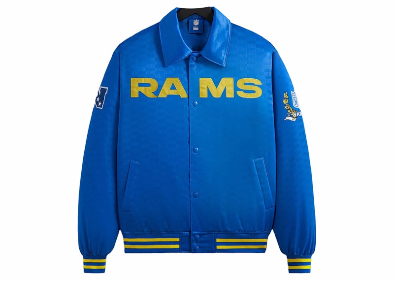 Kith x NFL Rams Satin Bomber Jacket Greek