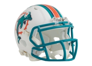 Kith x NFL Riddell Dolphins Speed Mini Helmet Helmet Multicolor