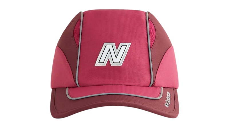 Kith x New Balance Mixed Tech Griffey Runner Cap Biking Rood