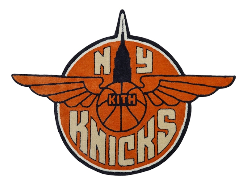 Kith x New York Knicks Wingman Logo Rug Multi Multicolor