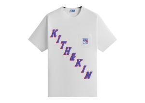 Kith x New York Rangers Kith & Kin Tee Wit