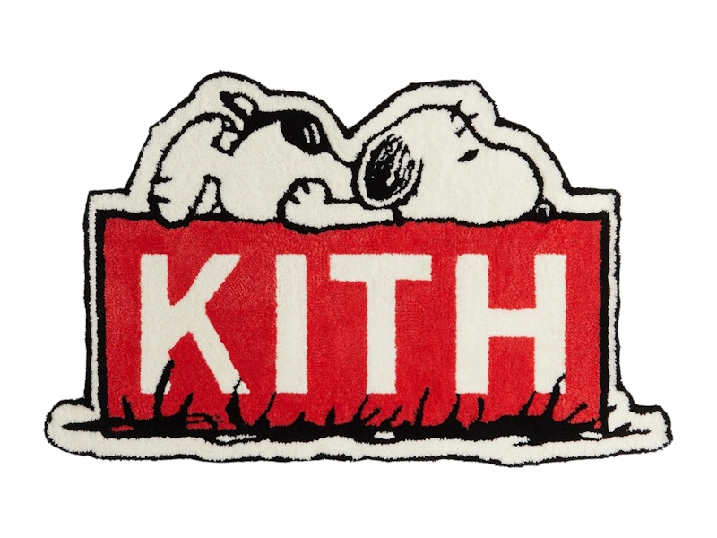 Kith x Peanuts Classic Logo Area Rug Multi