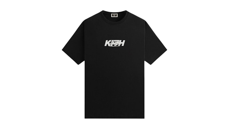 Kith x Peanuts Snoopy Run Fast Logo Tee Zwart