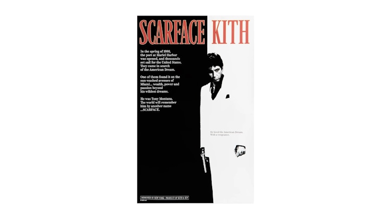 Kith x Scarface Movie Poster Multicolor