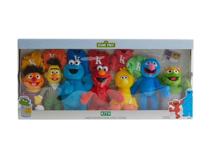 Kith x Sesame Street Plush Set Multi