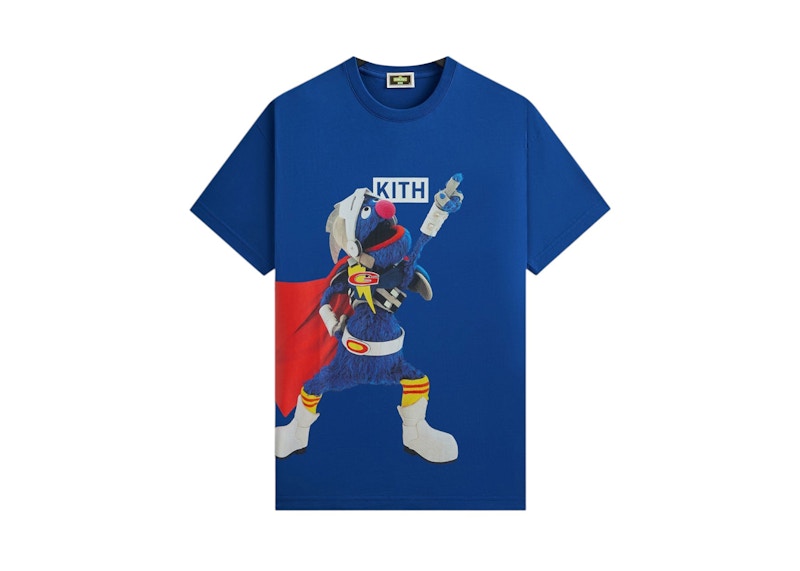 Kith x Sesame Street Super Grover Tee Current Currant