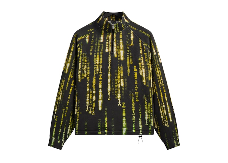 Kith x The Matrix Code Vintage Nelson Quarter Zip Zwart
