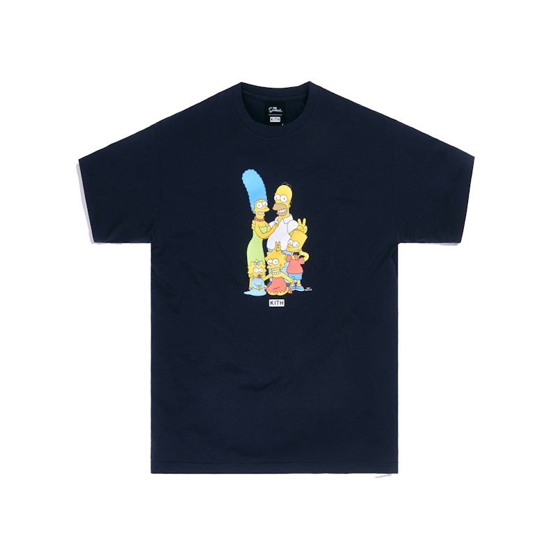 Kith x The Simpsons Portrait Tee Blauw