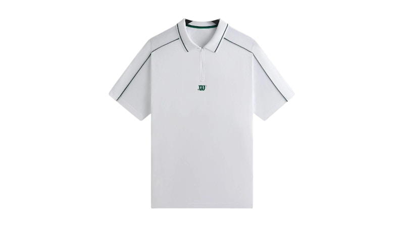 Kith x Wilson Doherty Zip Front Polo Wit