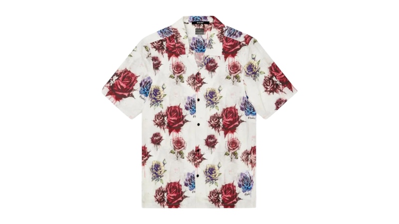 Ksubi Graff Rose Resort Shirt Multi Color Multicolor