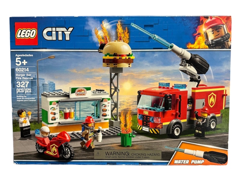 LEGO City Burger Bar Fire Rescue Set 60214