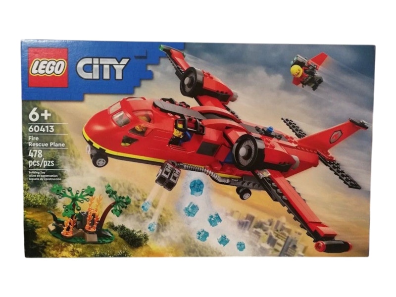 LEGO City Fire Rescue Plane Set 60413