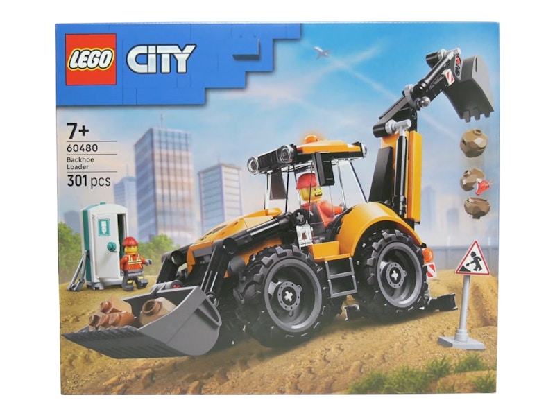 LEGO City Backhoe Loader Set #60480