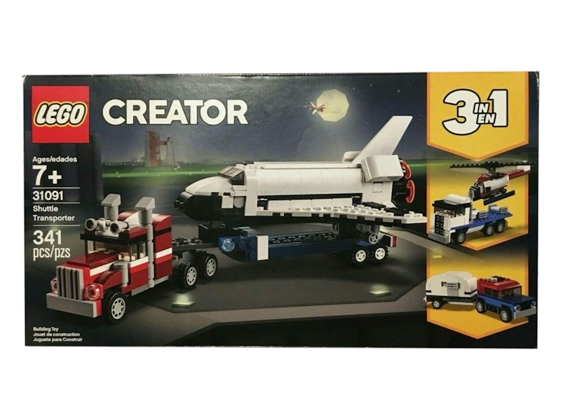 LEGO Creator 3in1 Shuttle Transporter Set 31091