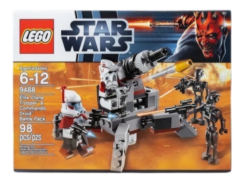 LEGO Star Wars Elite Clone Trooper & Commando Droid Battle Pack Set 9488