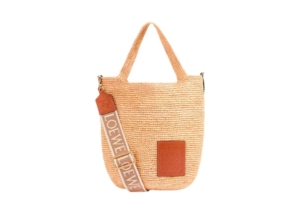 LOEWE Mini Slit Bag Raffia