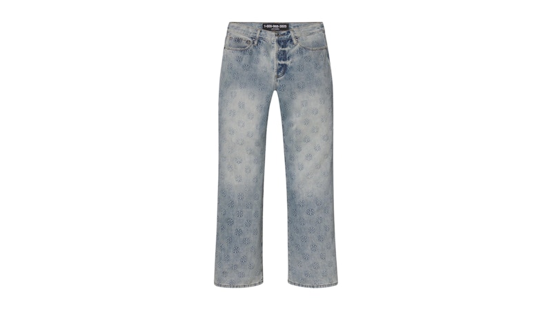 LOSTSHDWS x ComplexCon Embossed Logo Pant Blauw