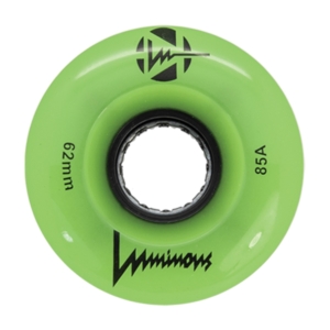 Luminous – LED Glow 62mm 85A – Rolschaats Wielen – Glow Groen