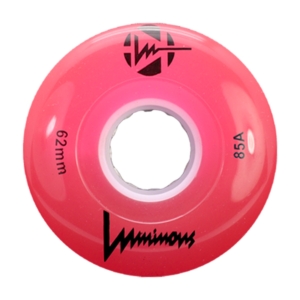 Luminous – LED 62mm 85A – Rolschaats Wielen – Rood