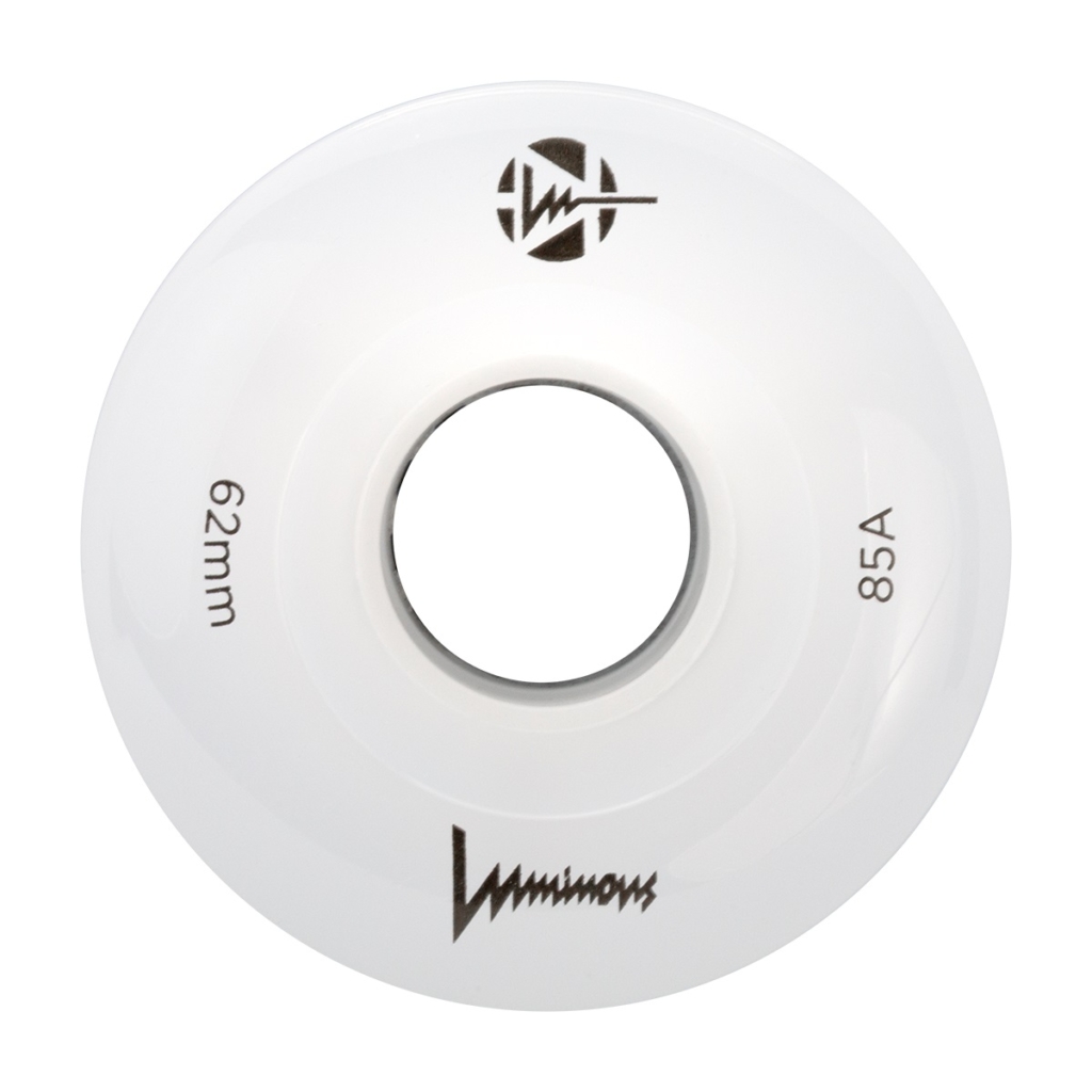 Luminous – LED 62mm 85A – Rolschaats Wielen – Wit
