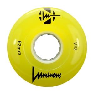 Luminous – LED 62mm 85A – Rolschaats Wielen – Geel