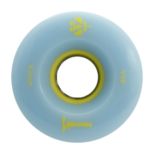 Luminous – LED Special 62mm 85A – Rolschaats Wielen – Lightblue Geel
